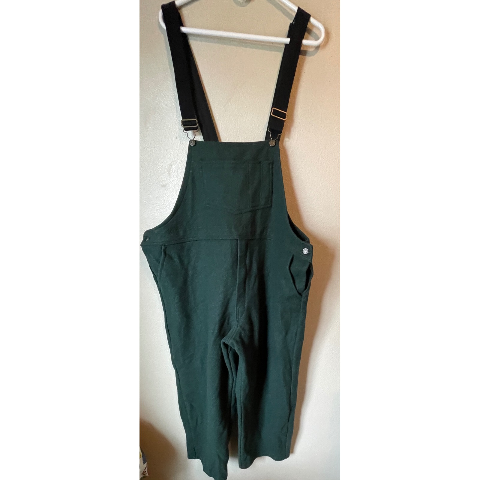 Men's 2xl Codet Forest Green Recycled Wool Blend Overalls Workwear Jumpsuit